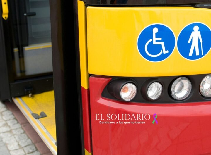 Movilidad en el transporte público para personas con discapacidad.