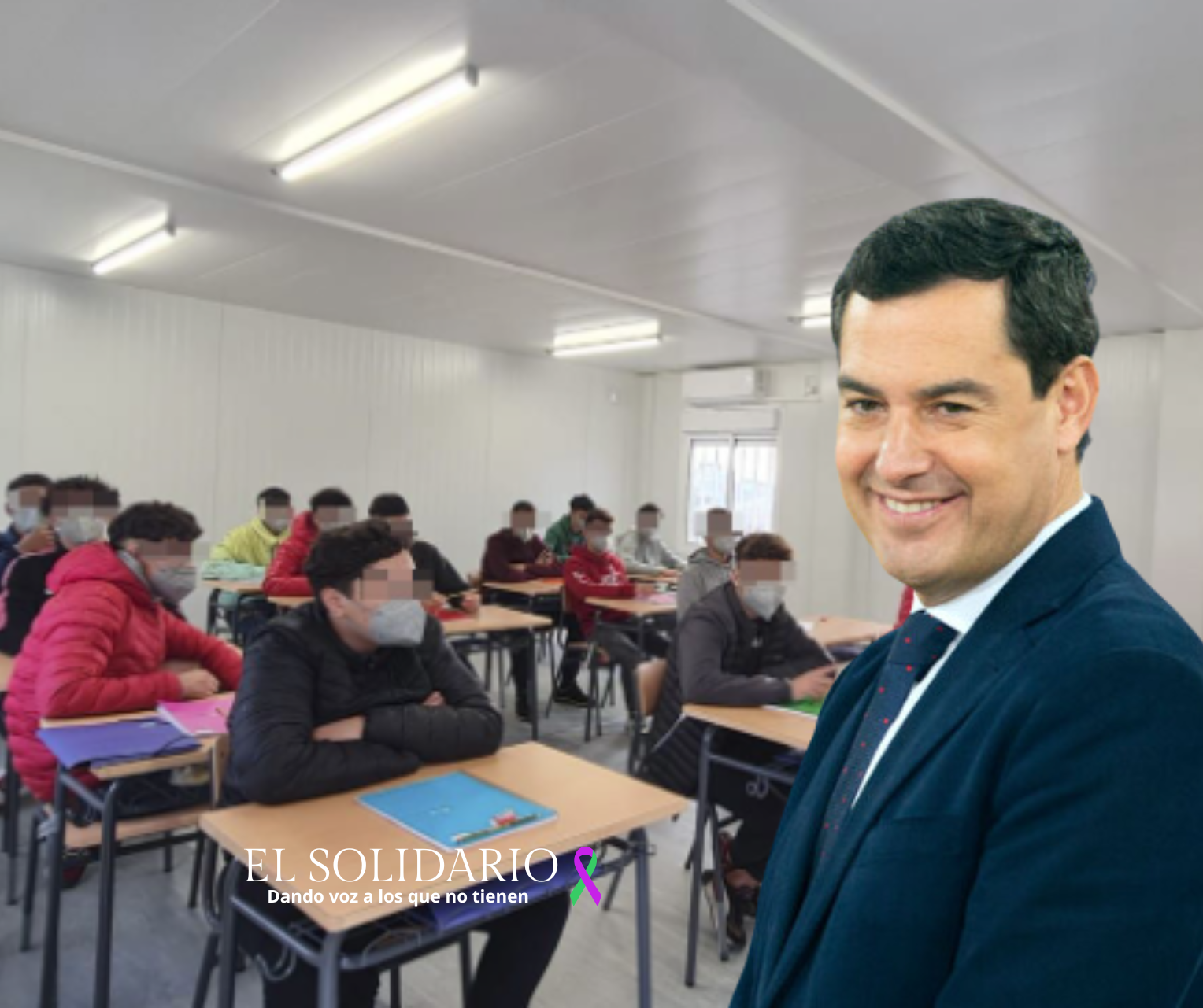 Moreno Bonilla, como VOX, cercena las plazas para niños extranjeros no acompañados en Andalucía