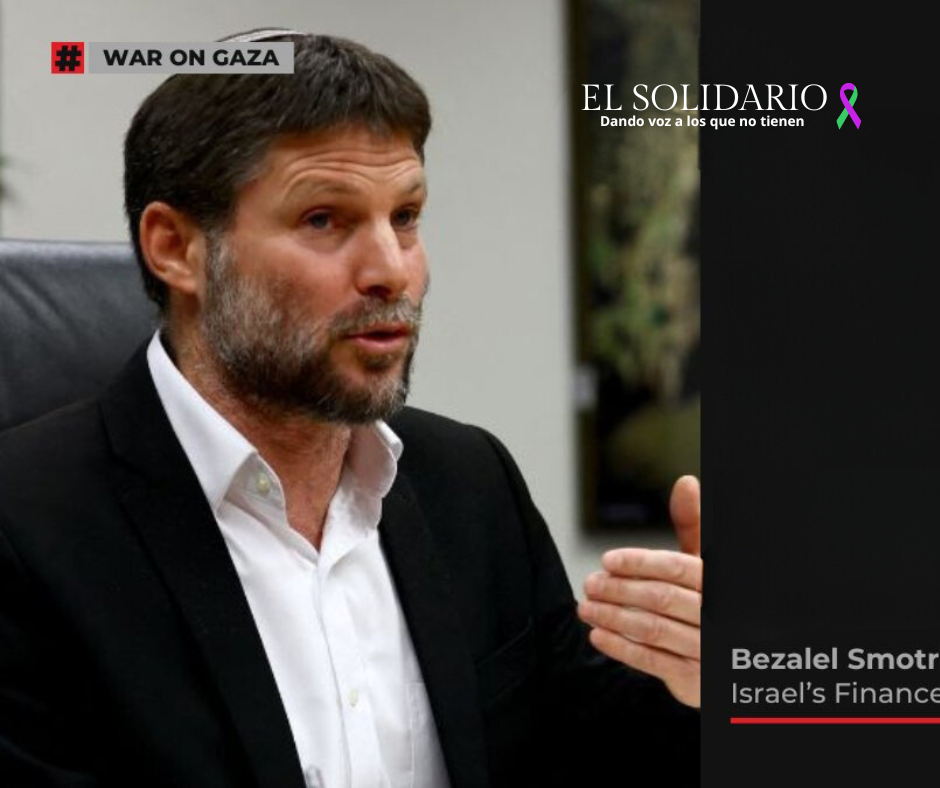 Bezalel Smotrich, Ministro de Finanzas israelí