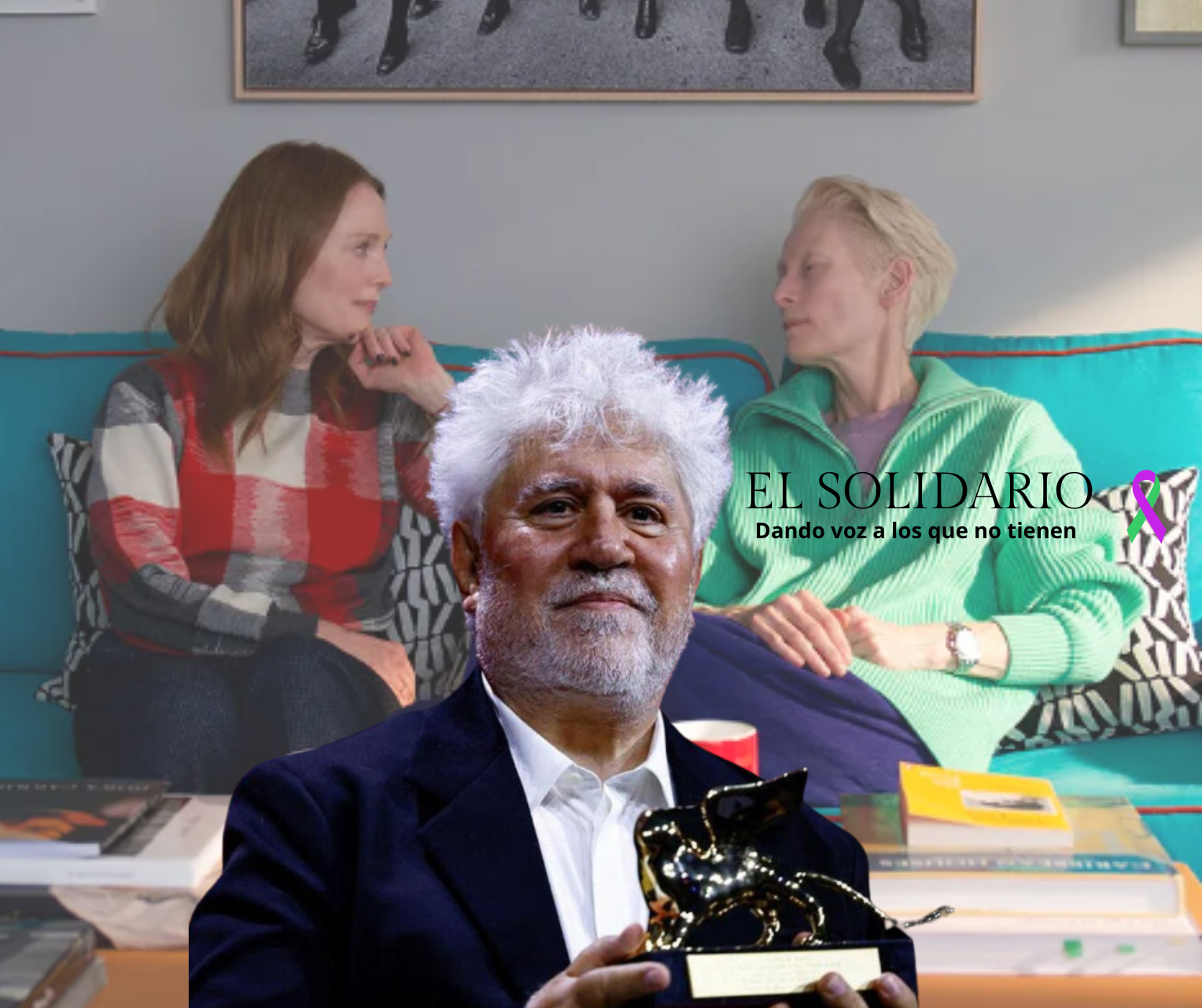 Por ‘La Habitación de al Lado’, Pedro Almodóvar llega a la cima del cine mundial y pide parar los discursos de odio    