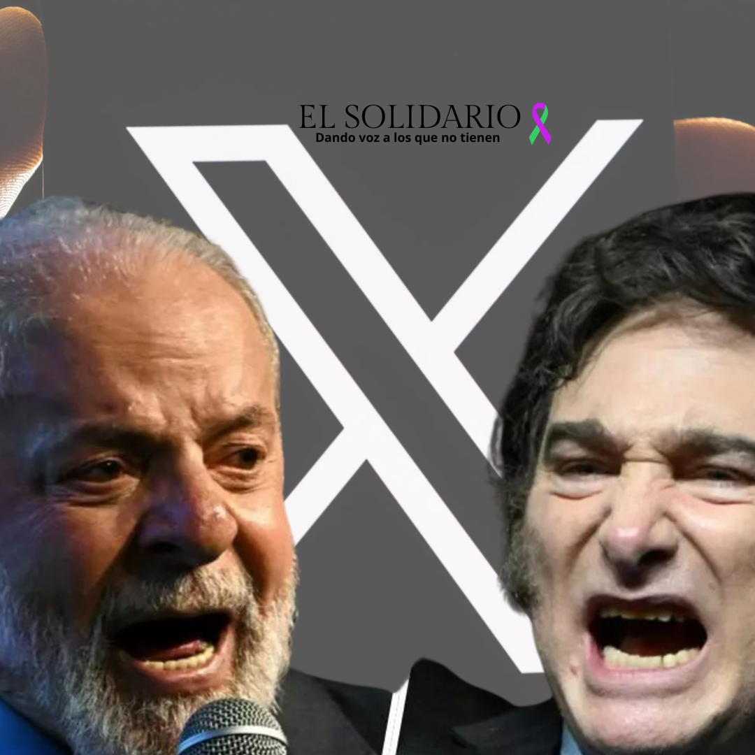 Milei ataca a Lula por bloquear X y frenar la manipulación digital de Musk