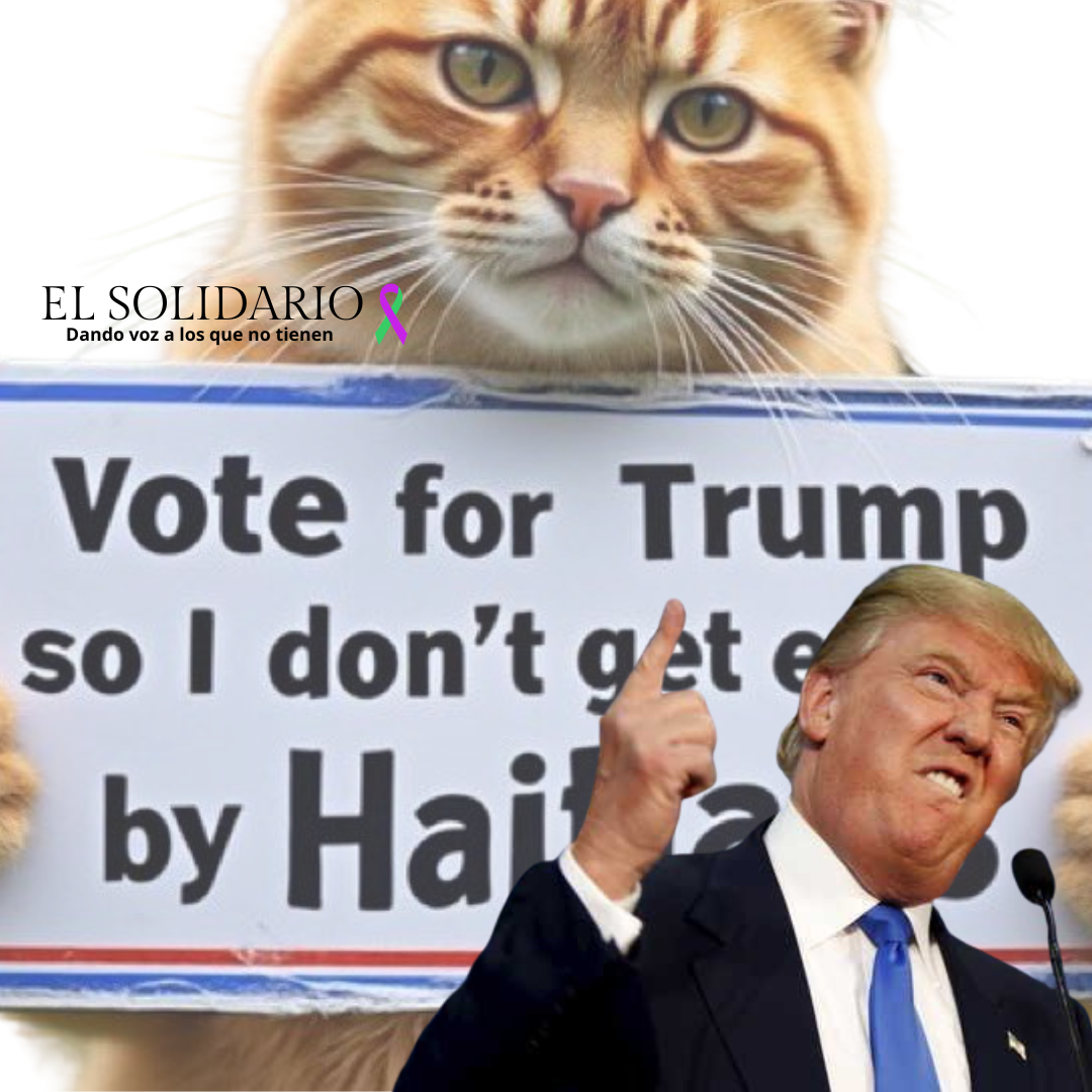 Trump recurre a la xenofobia en debate: Acusa a migrantes haitianos de comer perros y gatos