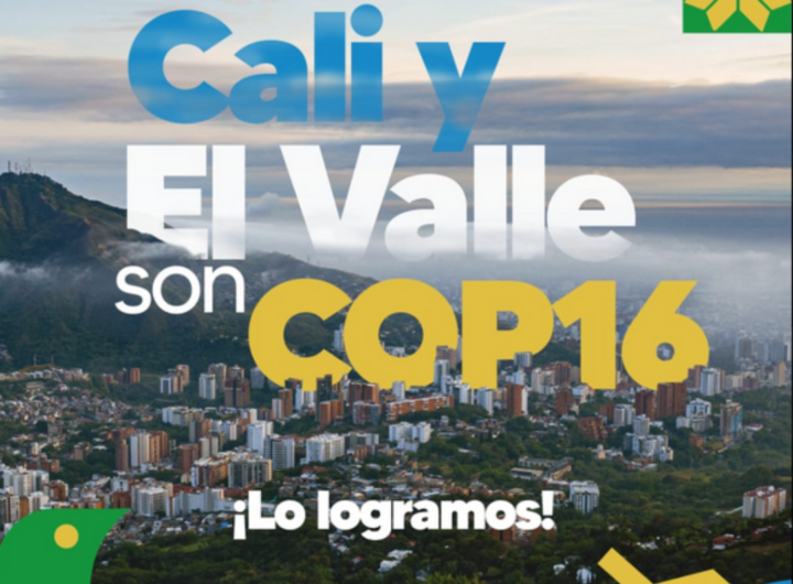 Cali se prepara para celebrar la COP 16 sobre biodiversidad