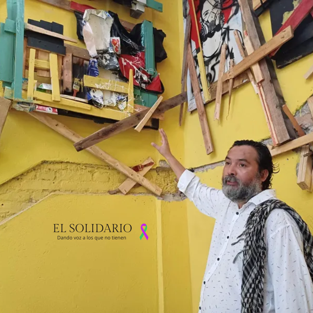 Cristian Sabja, artista chileno, inaugura obra sobre reforma agraria y Palestina