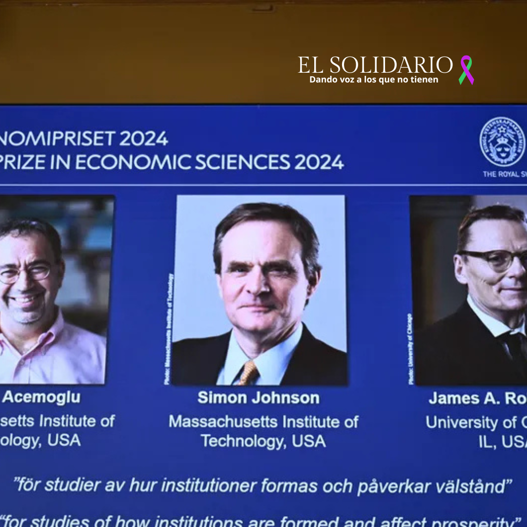 Premio Nobel de Economía 2024 reconoce la lucha contra la desigualdad global