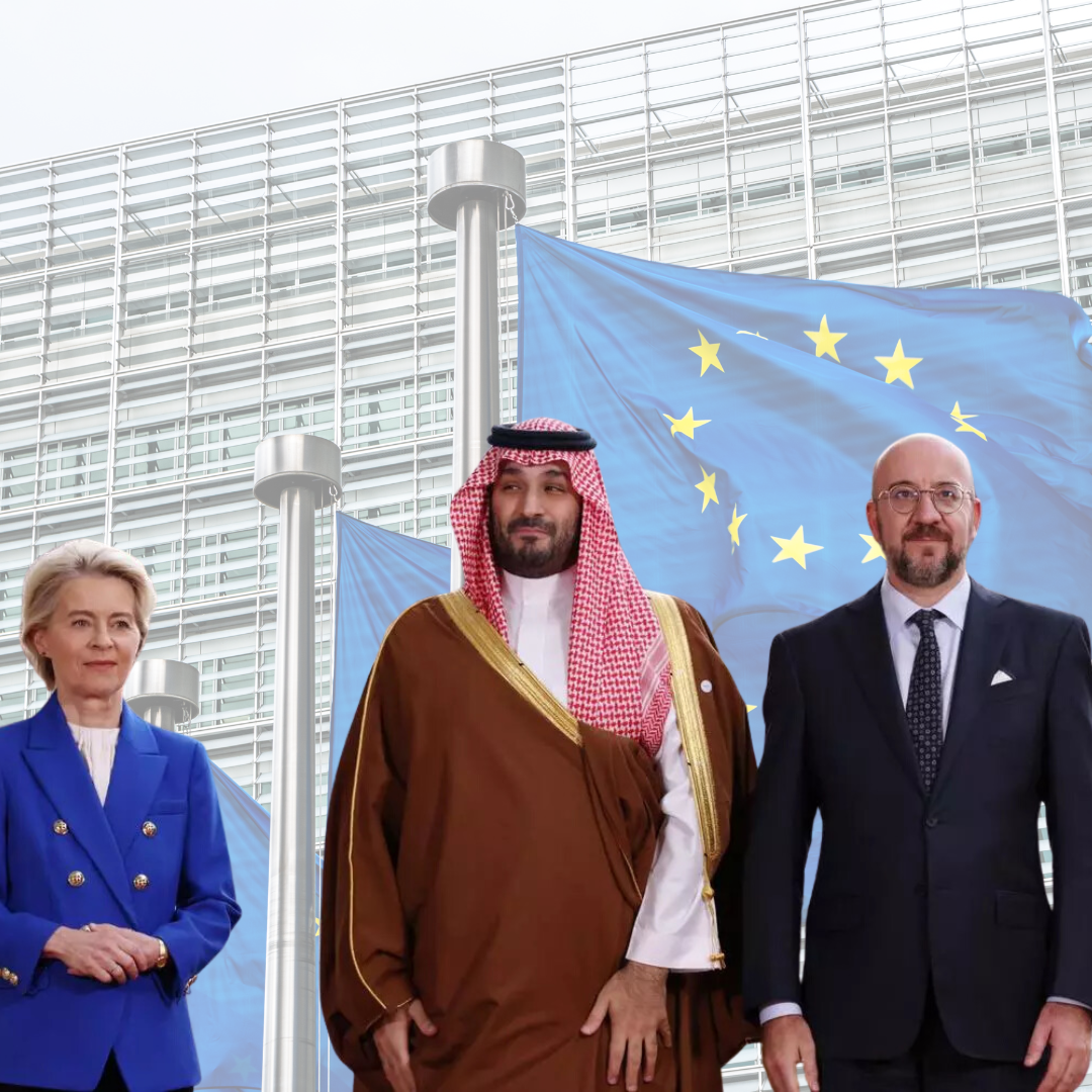 La UE acoge al príncipe saudí, acusado de ordenar asesinato en 2018