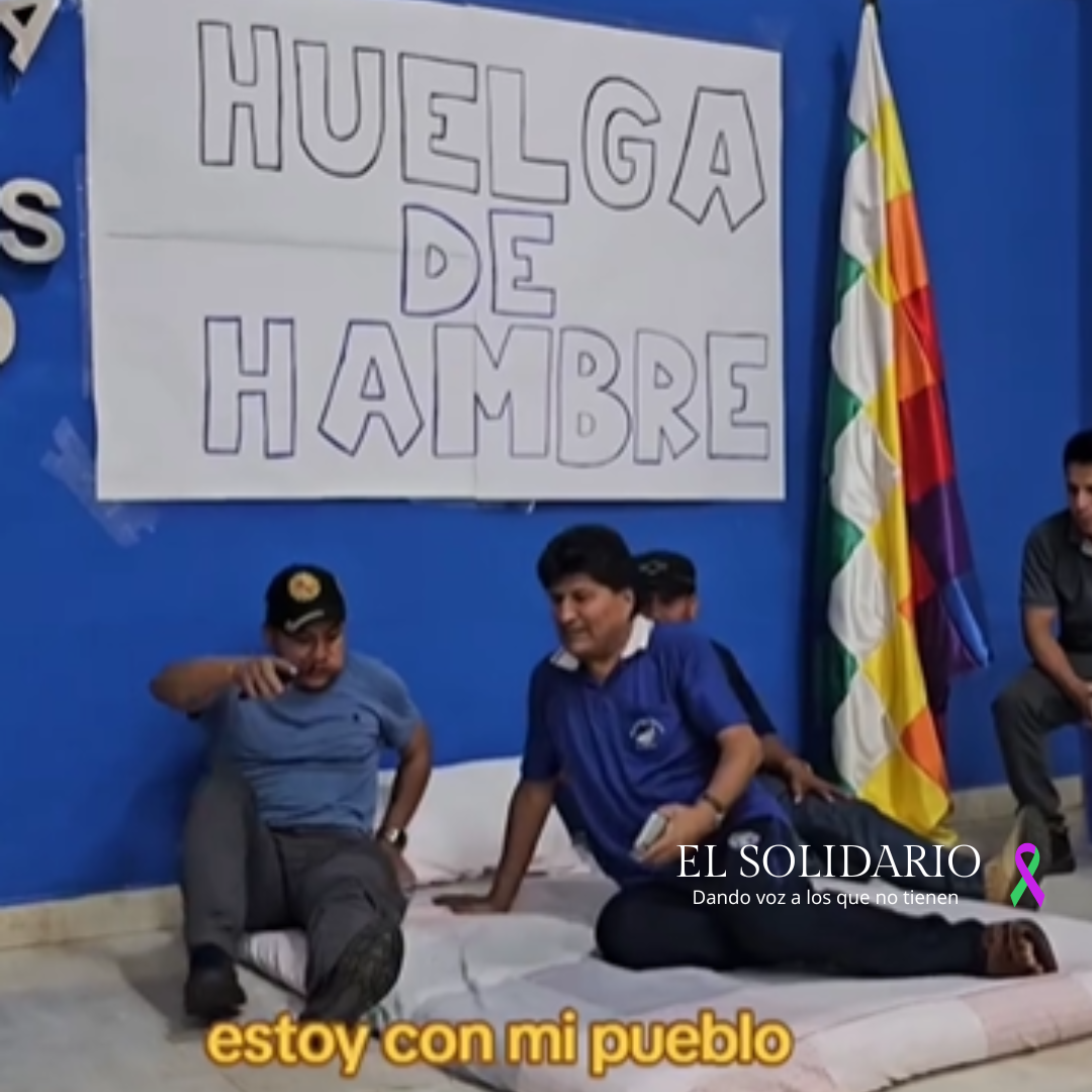 Evo Morales inicia huelga de hambre y exige un «diálogo de paz» en Bolivia