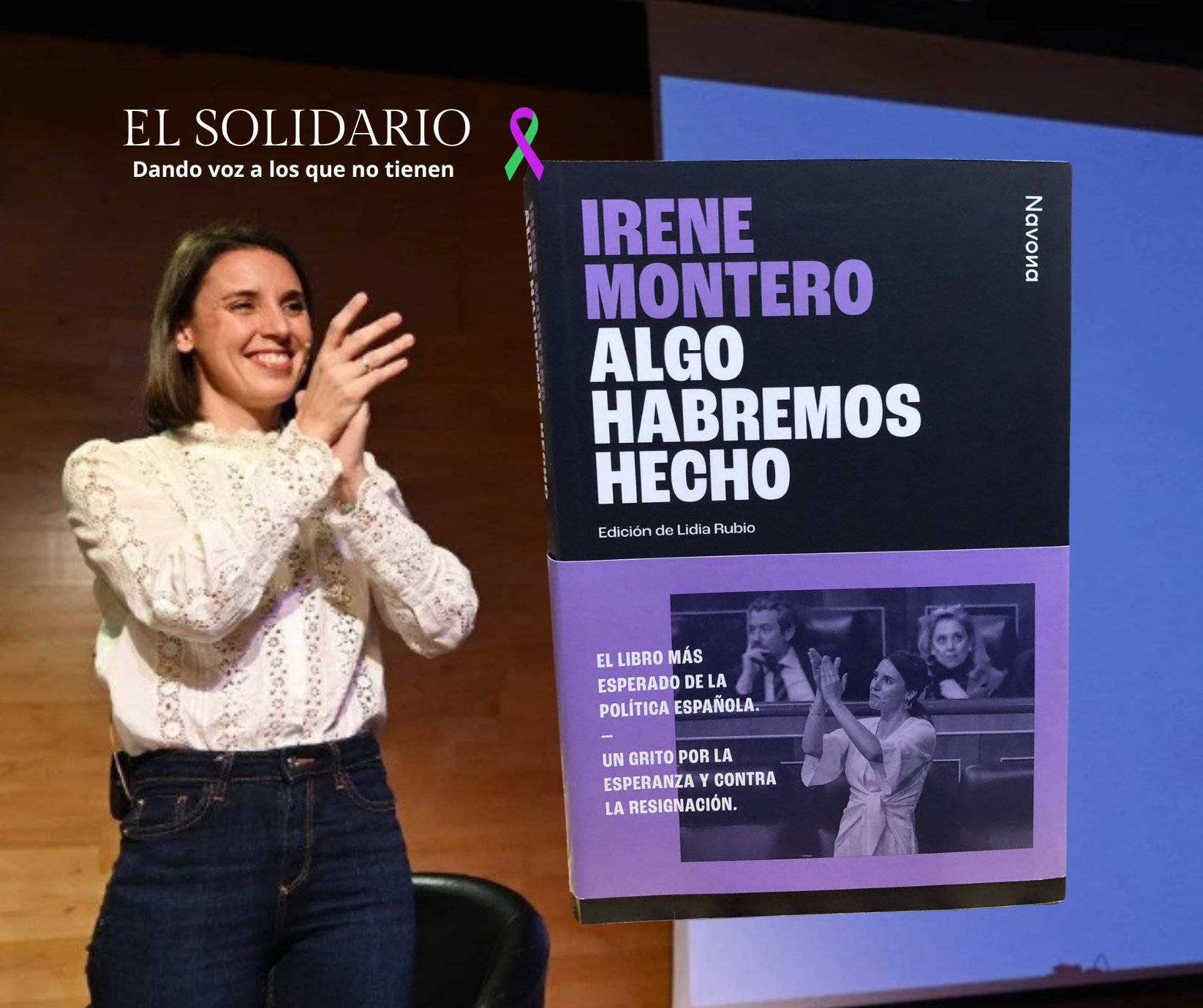 Irene Montero plasma con tinta su lucha por la igualdad en “Algo habremos hecho”