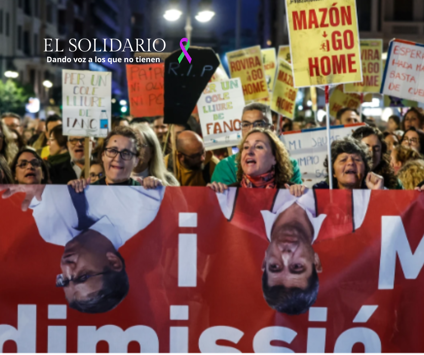 València clama por justicia con 100.000 voces que exigen la dimisión de Carlos Mazón