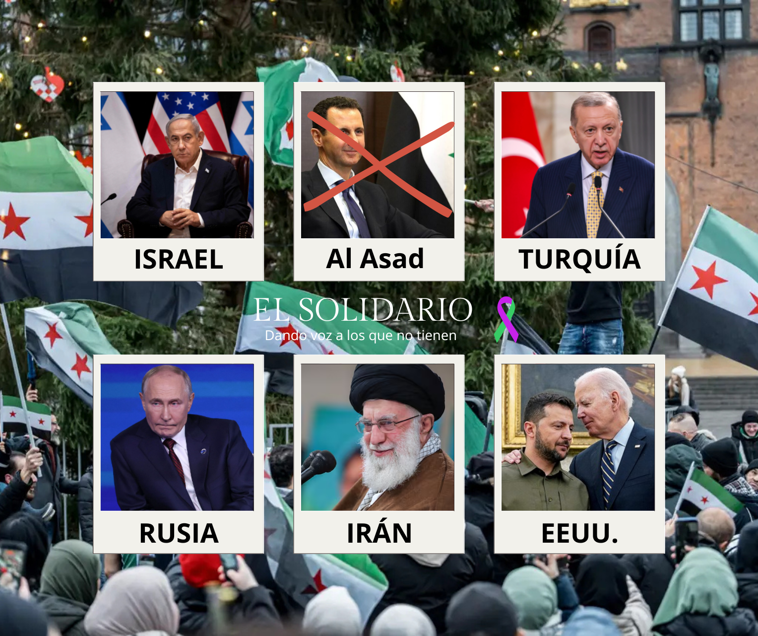 Con la caída de Al Asad en Siria, se mueve el tablero de ajedrez geopolítico en el mundo