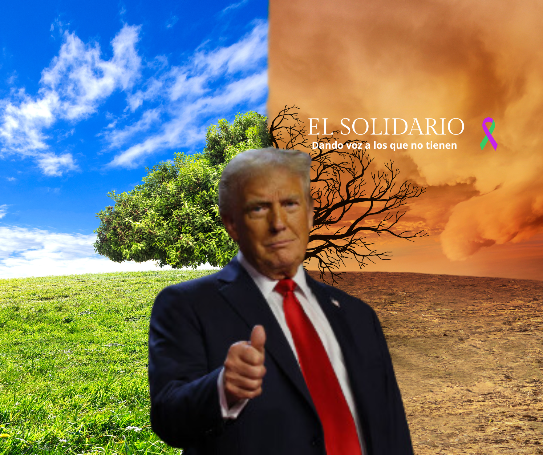 En plena crisis climática, negacionismo de Trump patea el Acuerdo de París y pone en riesgo miles de vidas