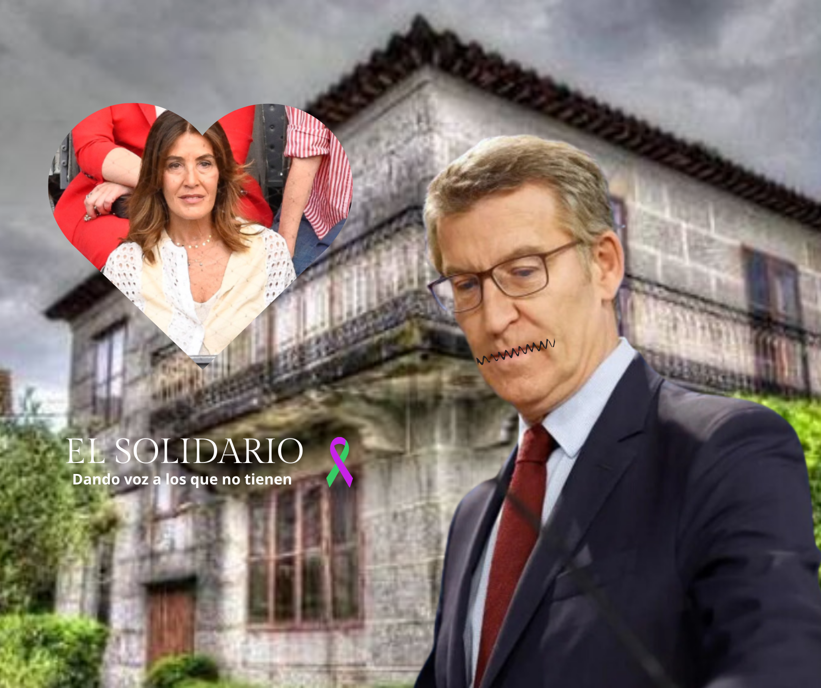 Feijóo guarda un silencio indignante frente al escándalo de la mansión ilegal  de su esposa