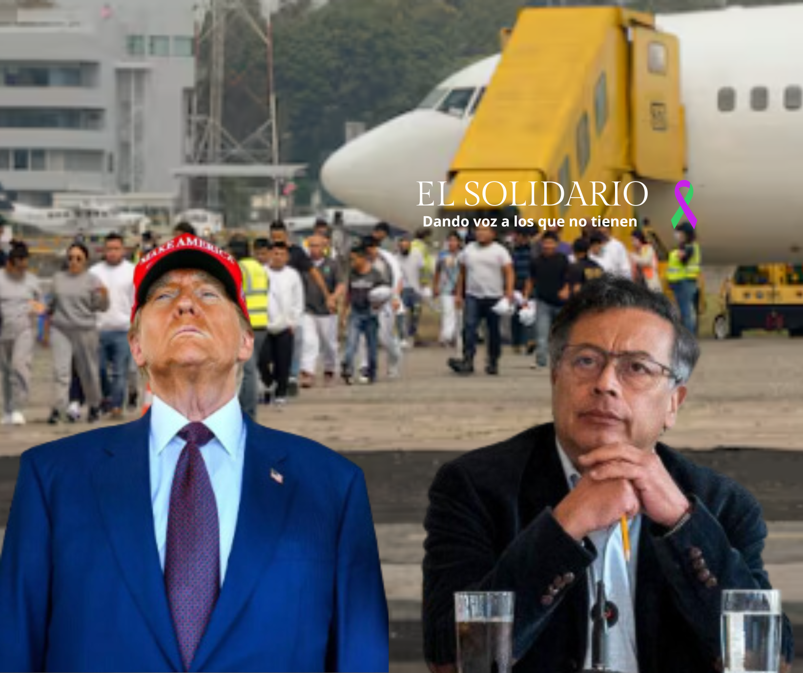 Petro defiende la dignidad de los migrantes colombianos y desafía a la política de deportaciones de Trump
