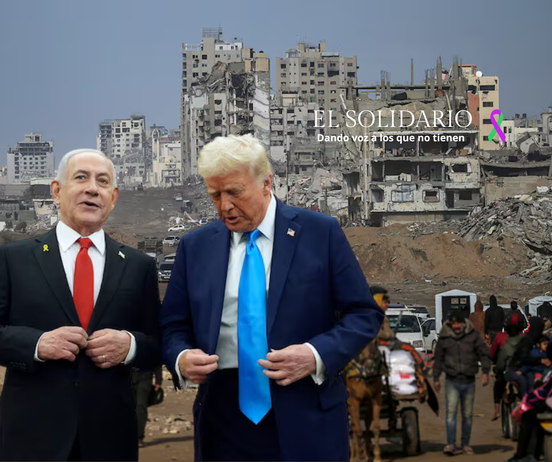 El mundo se levanta contra la limpieza étnica en Gaza: un plan inhumano y destructivo propuesto por Trump