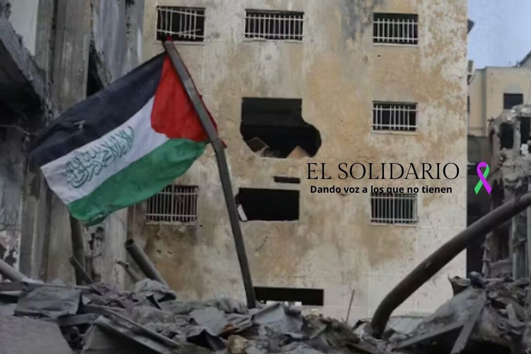 La destrucción que dejó uno de los tantos asedios a gaza en 2023. / Ashraf Amra/Anadolu Getty Images / El Solidario