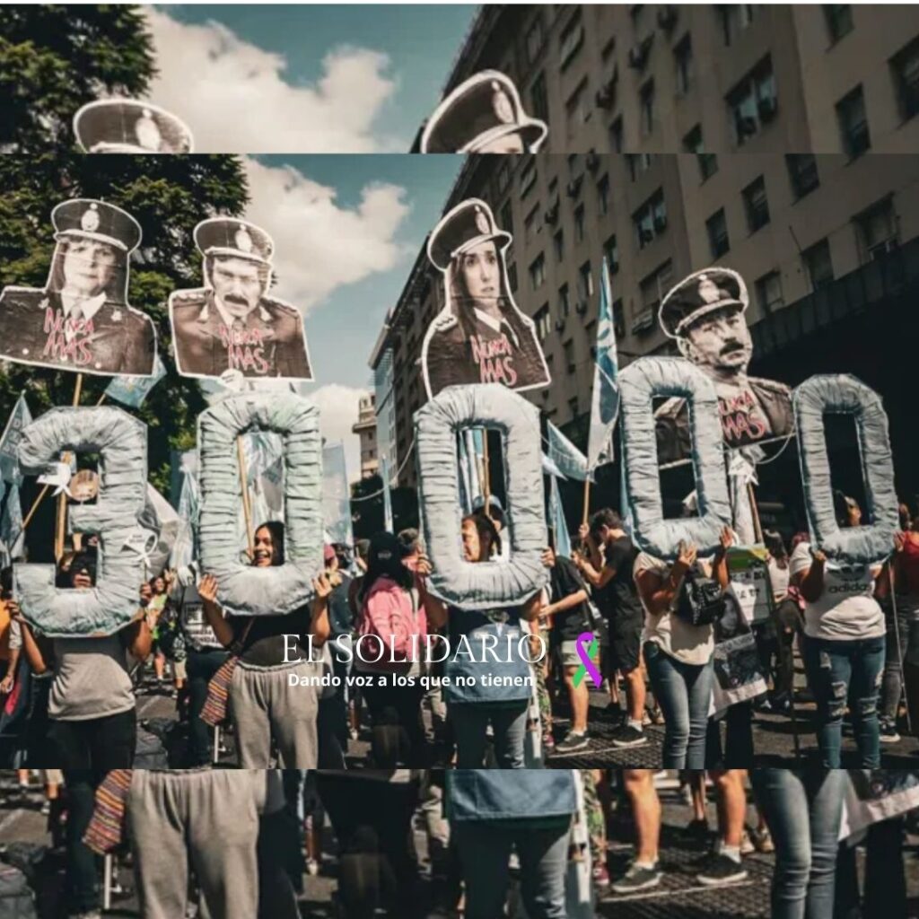 Movilización por los desaparecidos durante la última dictadura militar Argentina / El Solidario
