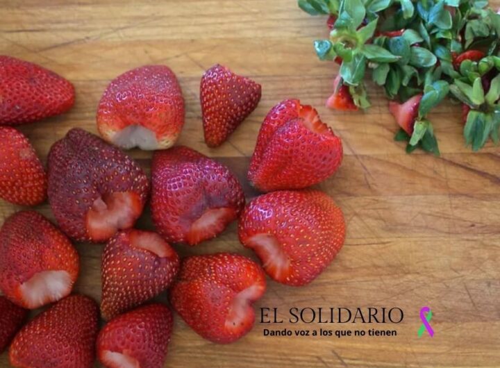 Consumir fresas sin desinfectar