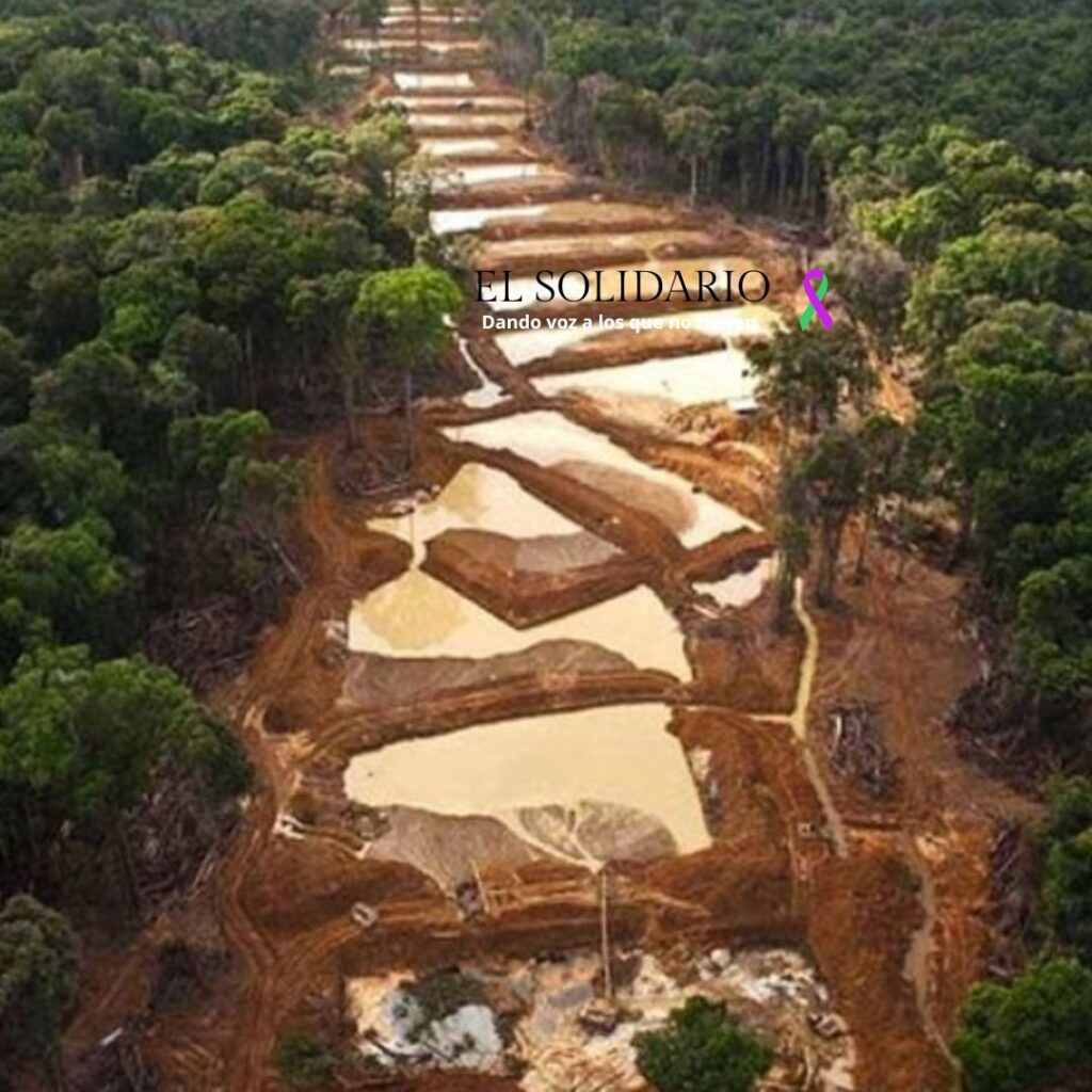 Arco minero en el Amazonas