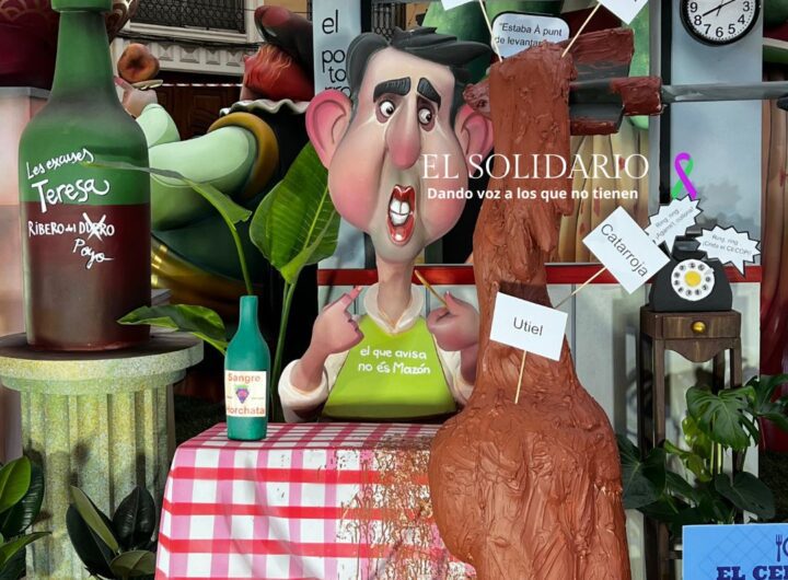 Sátira de Mazón en las Fallas 2025 / Alfonsina Esquivel / El Solidario