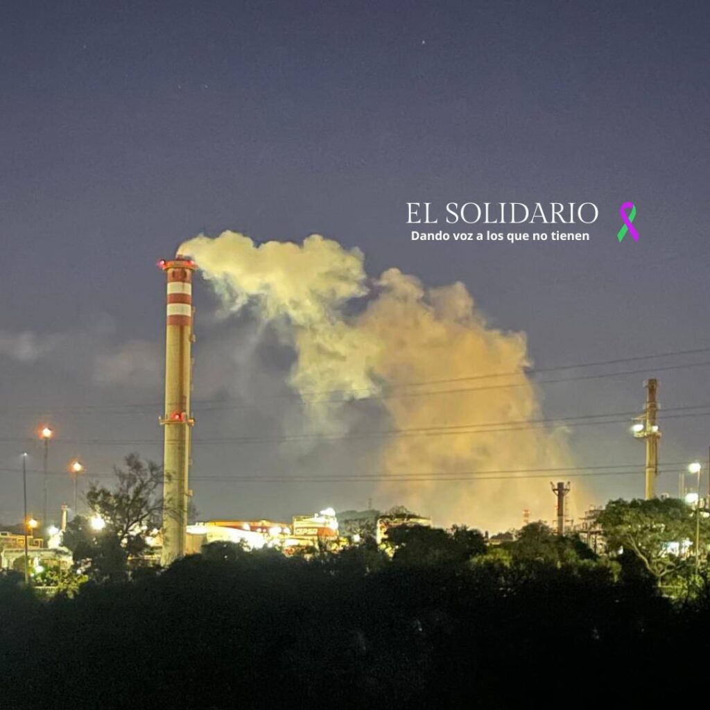 Foco industrial en la Bahía de Algeciras
