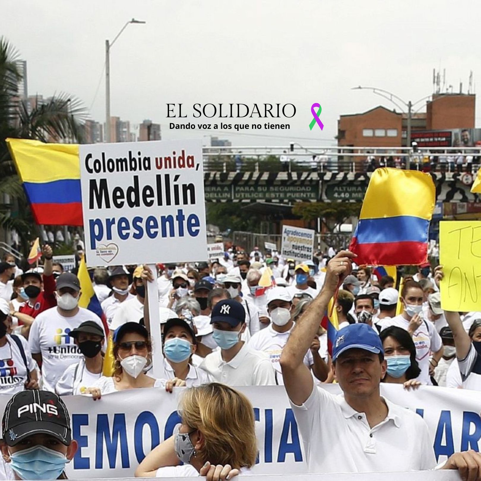 Las calles hablan en Colombia con una gran movilización por los derechos y la dignidad