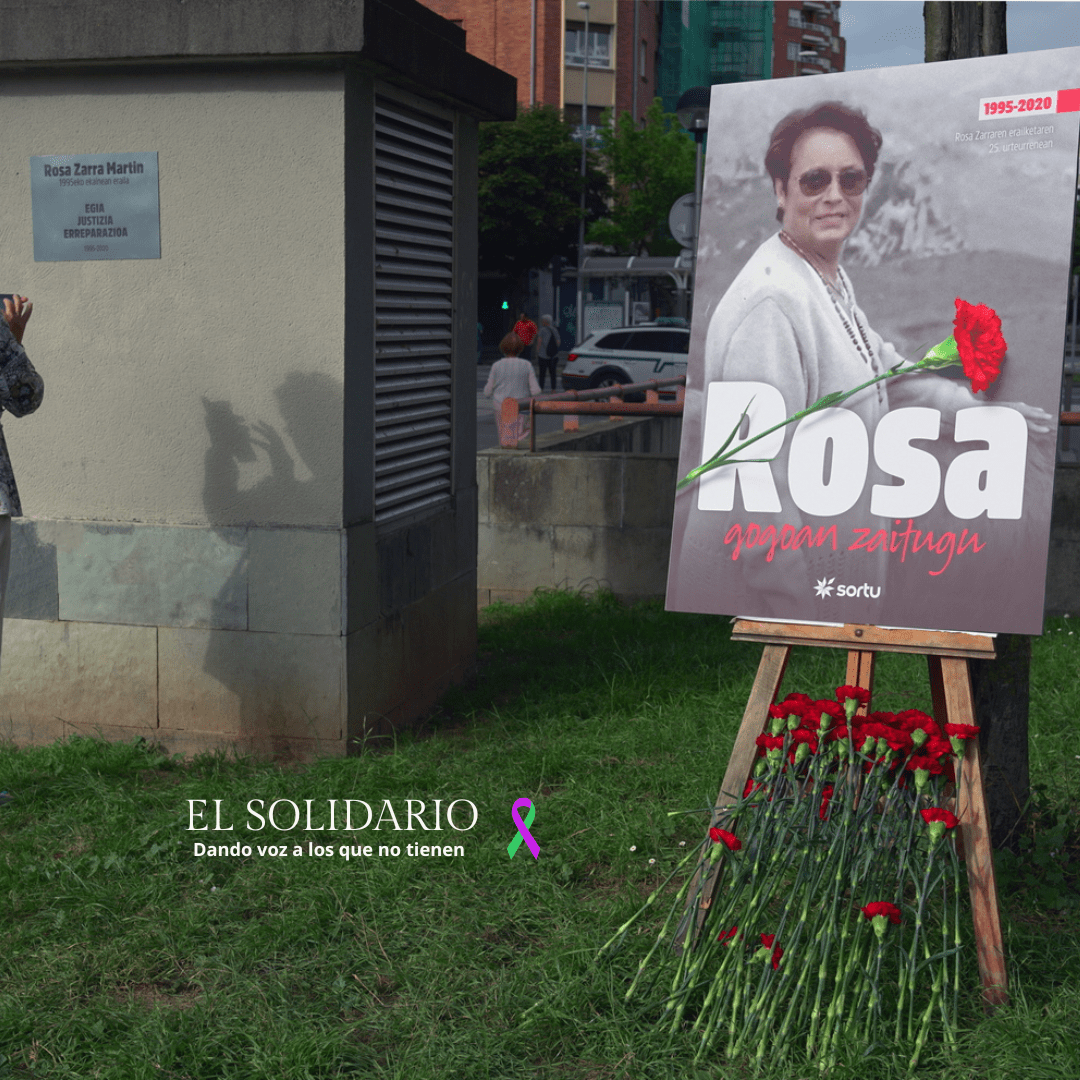 El Gobierno Vasco admite que la Ertzaintza mató a Rosa Zarra