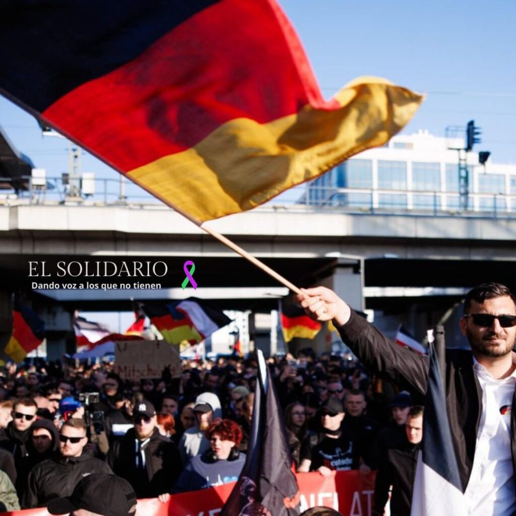 manifestación neonazi celebrada en Berlín