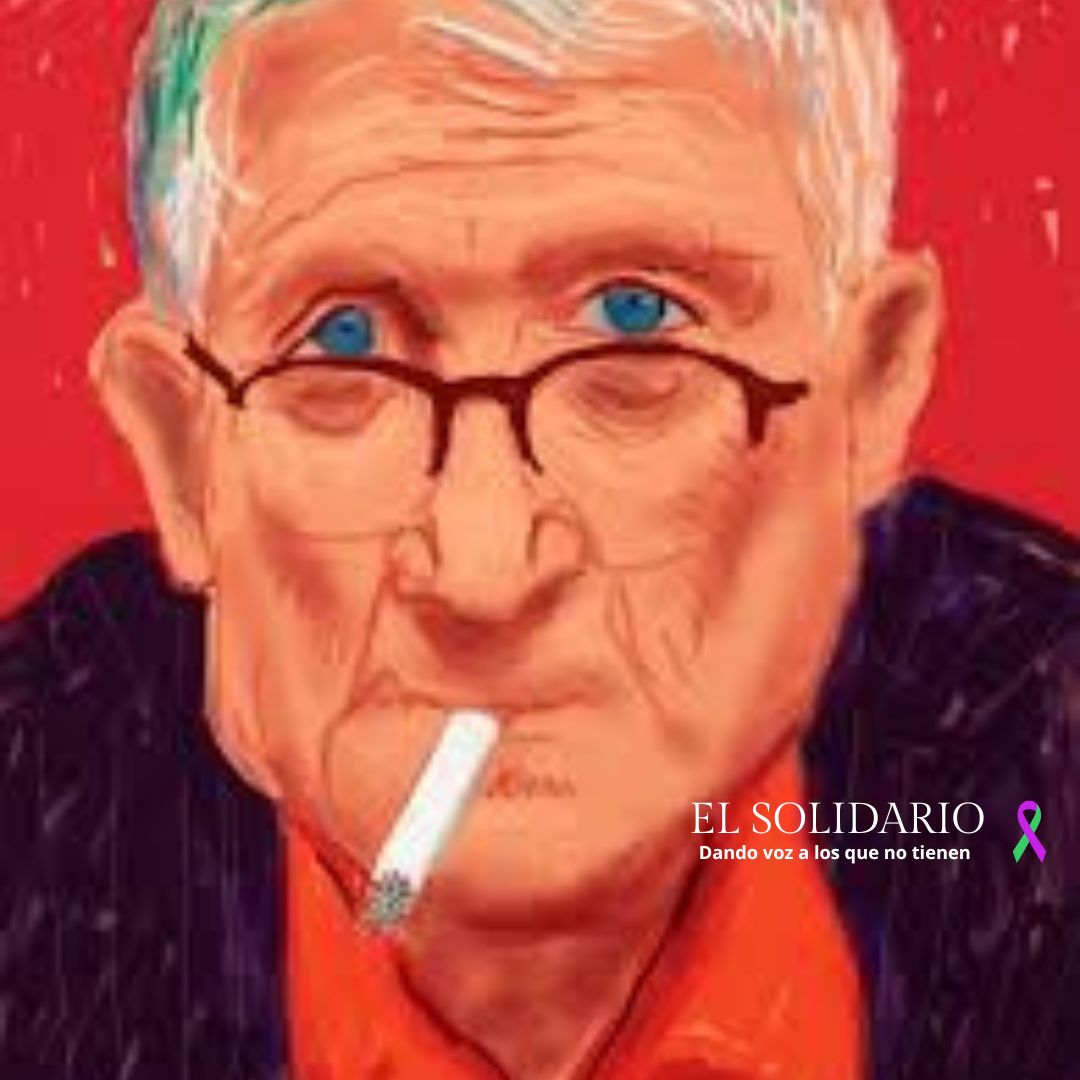 Metro París censura al pintor David Hokney por una fotografía suya  fumando