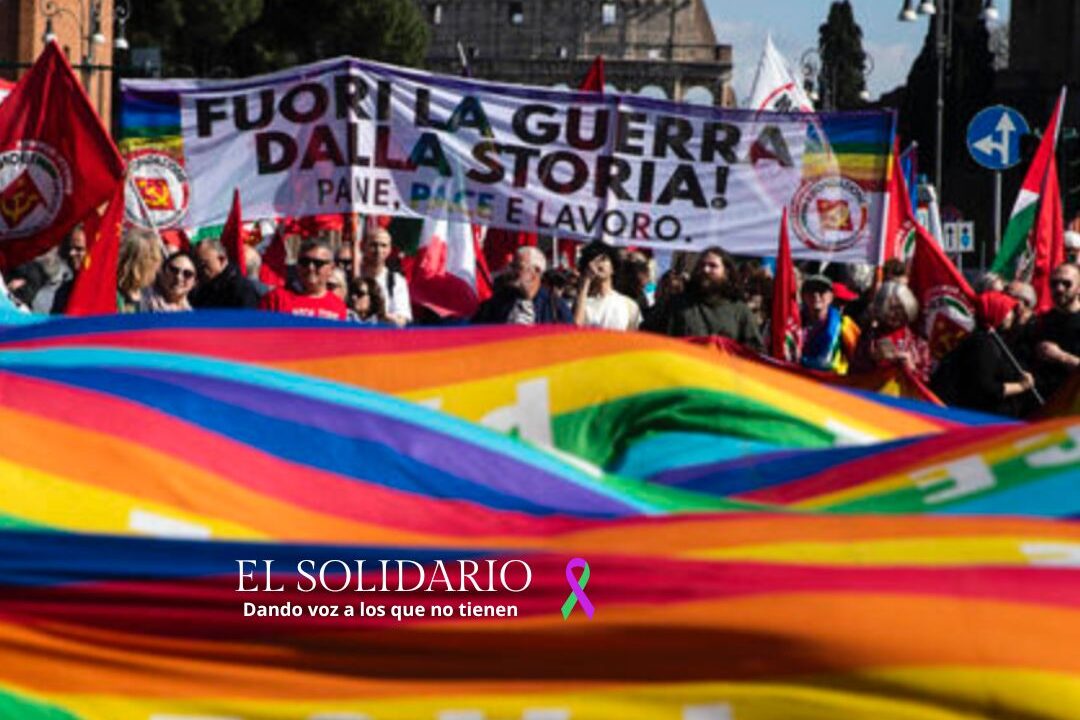 Italia se moviliza contra el rearme europeo y en apoyo a Gaza / Toma Ansa it / El Solidario