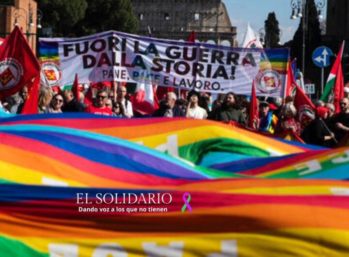 Italia se moviliza contra el rearme europeo y en apoyo a Gaza / Toma Ansa it / El Solidario