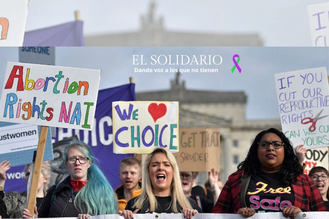 Mujeres pro derechos en Belfast / Toma de Charles McQuillan Getty Images / El Solidario