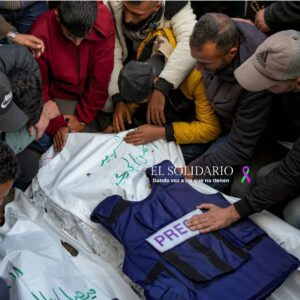 Masacre de periodistas en Gaza, cientos de voces silenciadas por la guerra / El Abdel Kareem Hana (AP) / El Solidario