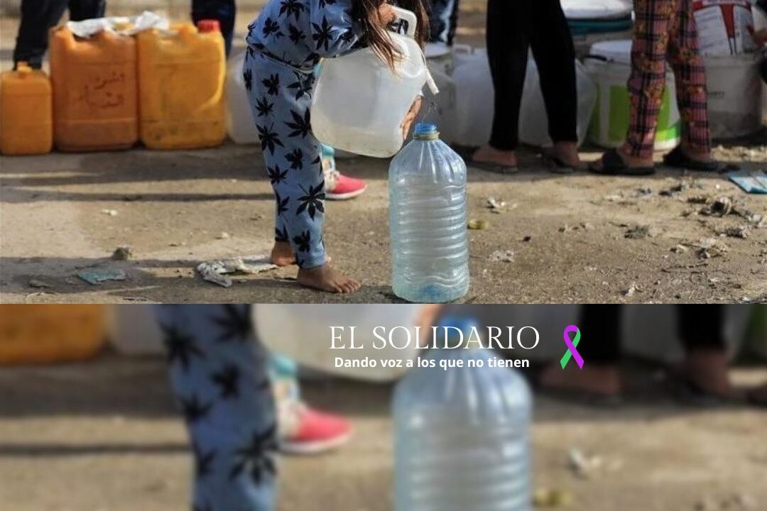 Gaza sufre crisis de agua mientras Israel bloquea reparaciones / El Solidario