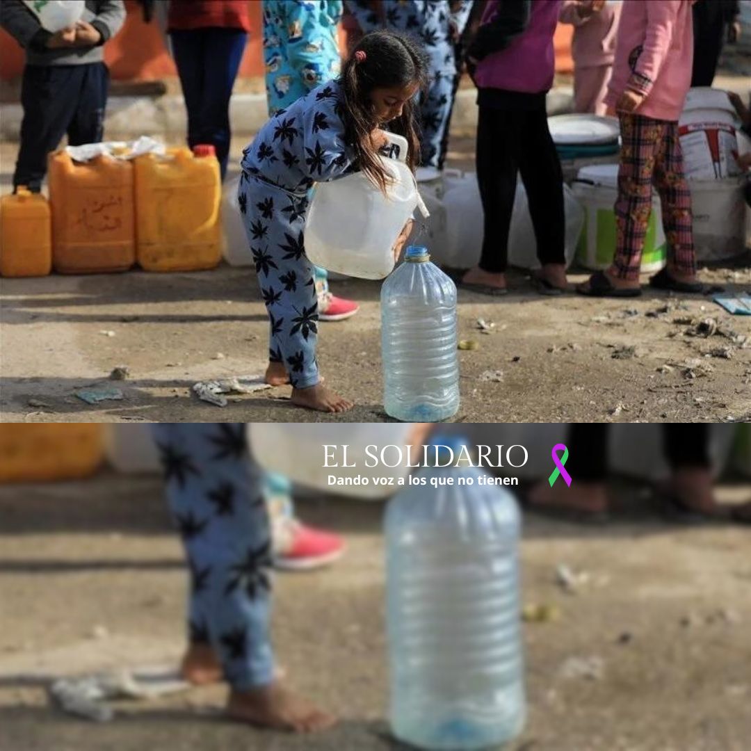 Gaza sufre crisis de agua mientras Israel bloquea reparaciones / El Solidario