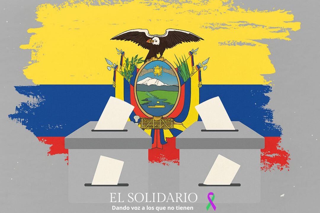Noboa se impone en Ecuador entre sospechas de fraude, narcotráfico y silencio europeo / Toma hecha con IA por Alfonsina Esquivel / El Solidario