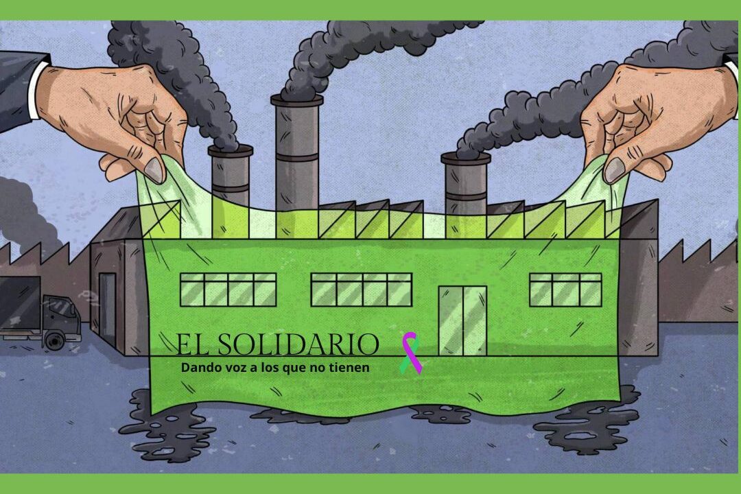Consumo y UE refuerzan la lucha contra el greenwashing / Ilustración Eduardo Yaguas / El Solidario