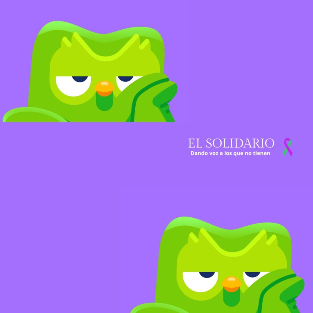 Duolingo cambia cerebros por algoritmos para enseñar idiomas / Ilustración blog.duolingo.com / El Solidario