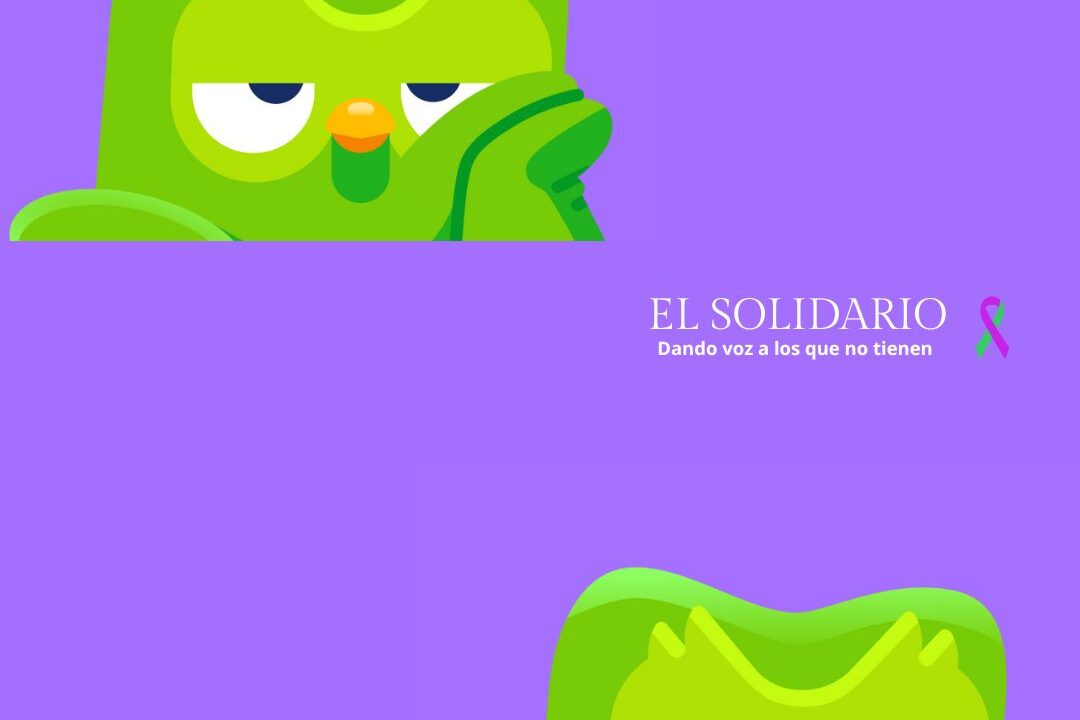 Duolingo cambia cerebros por algoritmos para enseñar idiomas / Ilustración blog.duolingo.com / El Solidario