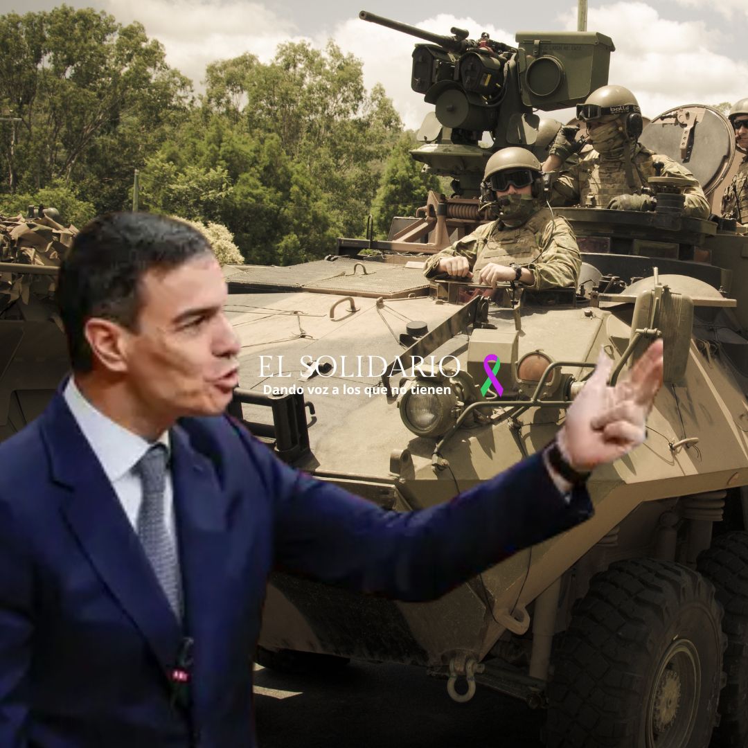 Más armas, menos derechos: la deriva militarista de Sánchez