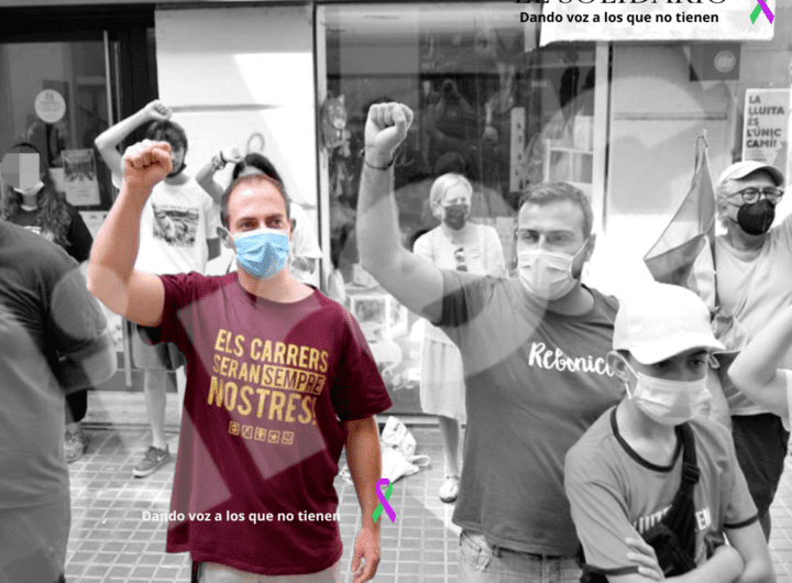 Joan Llobet Garcia, agente de la Policía Nacional española infiltrado. Fuente: La Directa