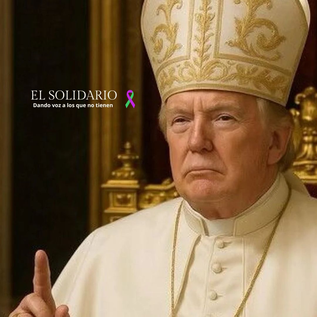 Donald Trump se viste de Papa y difunde su foto en redes sociales