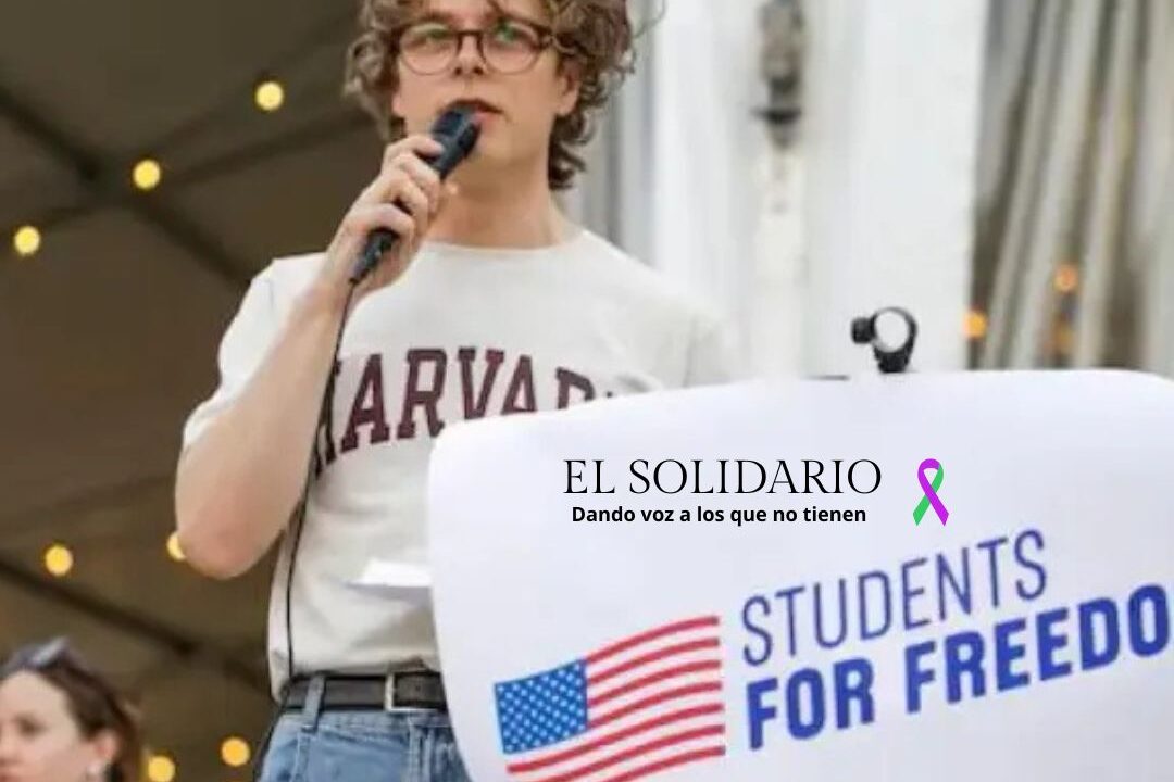 Archivo: El Solidario. Estudiante de Harvard pidiendo libertad