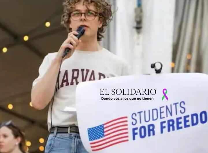 Archivo: El Solidario. Estudiante de Harvard pidiendo libertad
