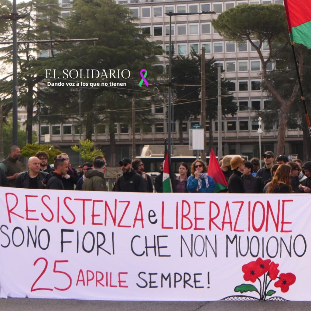 Italia conmemora el fin del fascismo con firmeza y memoria / Toma agenzianova /El Solidario