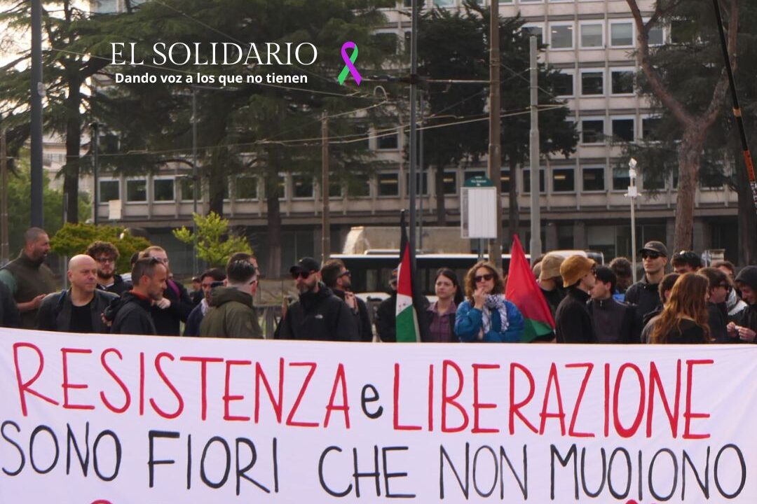 Italia conmemora el fin del fascismo con firmeza y memoria / Toma agenzianova /El Solidario