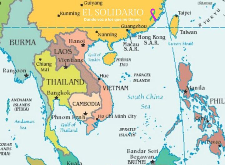 Mapa del Sudeste asiático