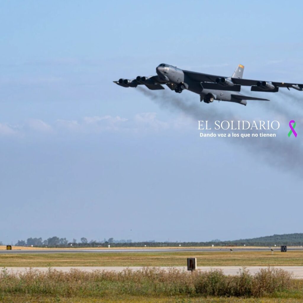 Tensión global, EE.UU. despliega bombarderos B-52 en Morón / Toma Kyle Wilson / El Solidario