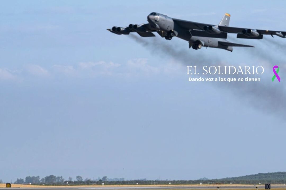 Tensión global, EE.UU. despliega bombarderos B-52 en Morón / Toma Kyle Wilson / El Solidario