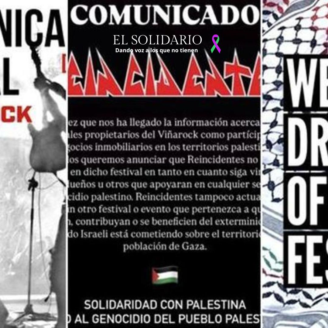 Festivales como el Sónar o Viña Rock pierden artistas por su vinculación con el genocidio palestino
