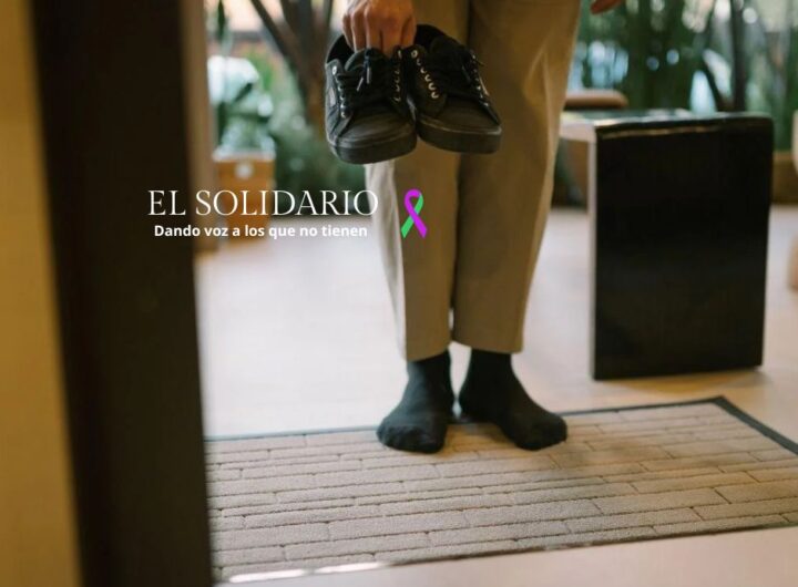Quitar los zapatos al entrar en casa